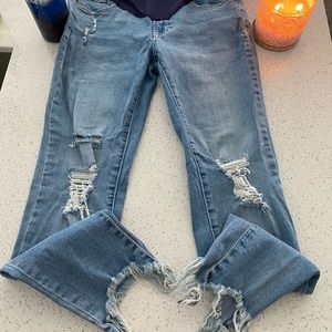 Pink Blush Maternity Jeans